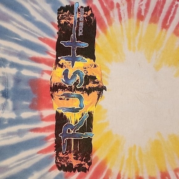 Rush Vapor Trails Tour 2002 Tie Dye Concert Tshirt Front/Back Graphic size XL - Picture 2 of 14
